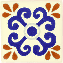 Mexican Talavera Ceramic Decorative Tile: Zacatecas