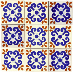 Mexican Talavera Ceramic Decorative Tile: Zacatecas