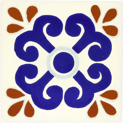 Mexican Talavera Ceramic Decorative Tile: Zacatecas