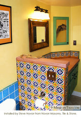 Mexican Talavera Ceramic Decorative Tile: Guadalajara