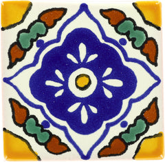 Mexican Talavera Ceramic Decorative Tile: Guadalajara