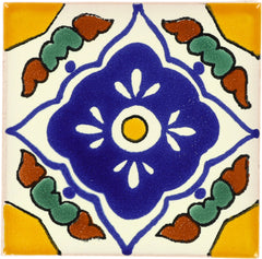 Mexican Talavera Ceramic Decorative Tile: Guadalajara