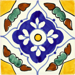 Mexican Talavera Ceramic Decorative Tile: Guadalajara