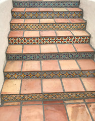 Mexican Talavera Ceramic Decorative Tile: Polanco 2