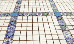 Mexican Talavera Ceramic Decorative Tile: Polanco 2