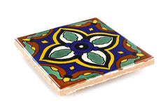 Mexican Talavera Ceramic Decorative Tile: Livorno