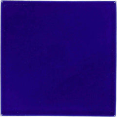 Mexican Talavera Ceramic Solid Tile: Cobalt Blue